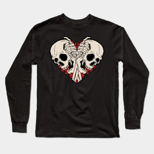 Skull Hearts Long Sleeve T-Shirt